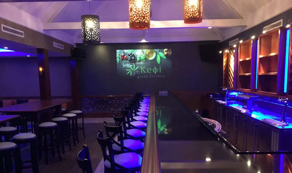 Kephi Greek Kitchen | Led Ribbon, Commercial LED Lighting ...