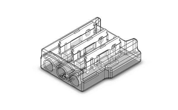 COB 4C Strip to Wire