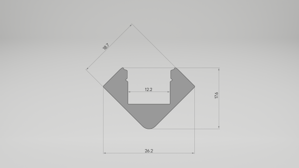 17x26 Angled